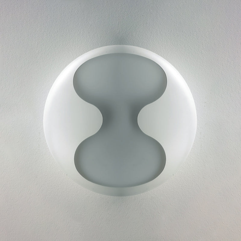 Eight Ceiling Light by Zaneen Shop - A Round shape light fixture with a hallowed figure-eight cut-out in the middle,