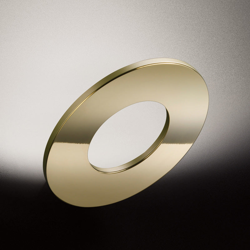 Passepartout Wall Light by Zaneen Shop - A metal ring shaped light fixture.