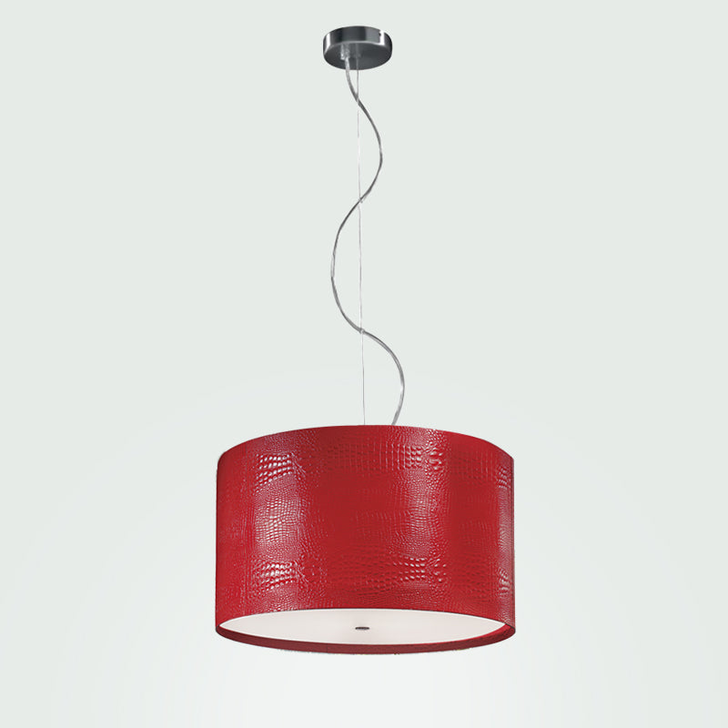 Debut Suspension Light by Zaneen Shop - A Drum shape light fixture
