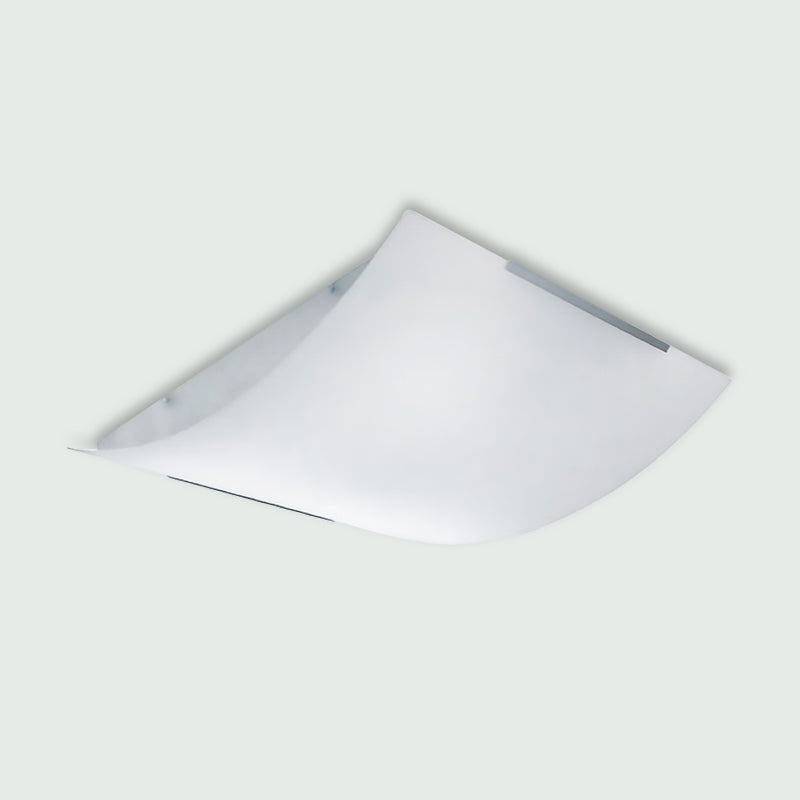 Flight Ceiling Light by Zaneen Shop - A ceiling lamp with a nickel finish, this rectangle-shaped fixture offers a minimalist and modern design.