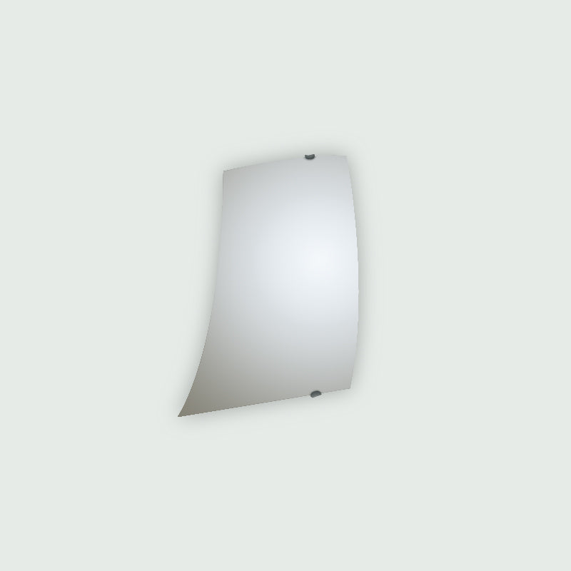 Libera Wall Light by Zaneen Shop - An abstract wall lamp that resembles the sail on a yacht. With a fluid design, its shape resembles a slightly curved parallelogram.