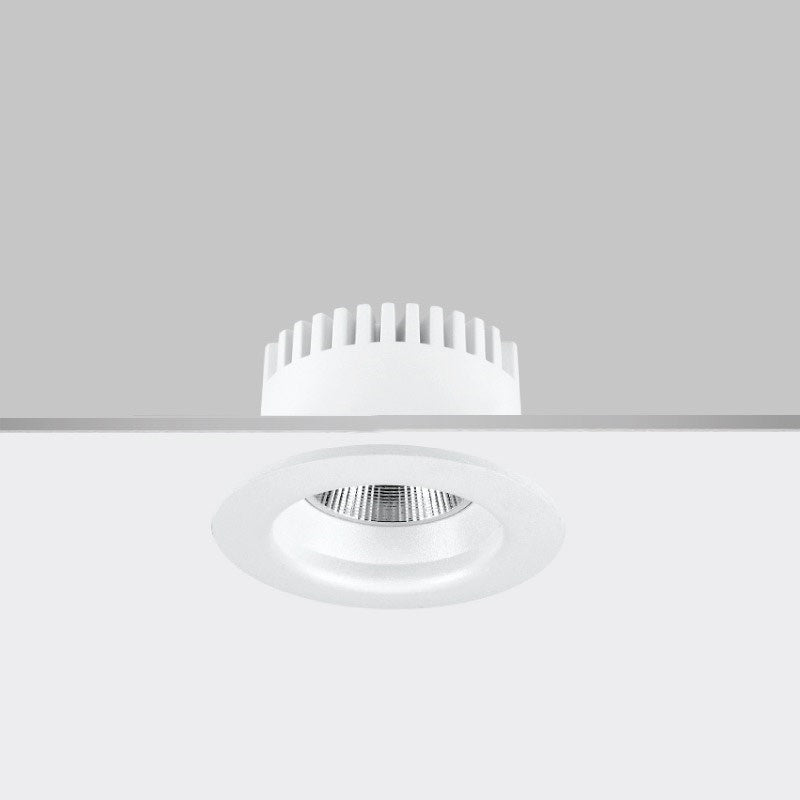 Dixit Recessed Light by Zaneen Shop - A Round shape recessed downlight. Matte White Color. 