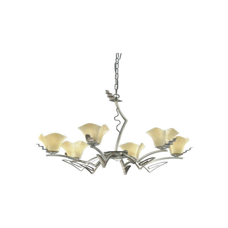 Rovigo Chandelier by Zaneen Shop - A  shape light fixture